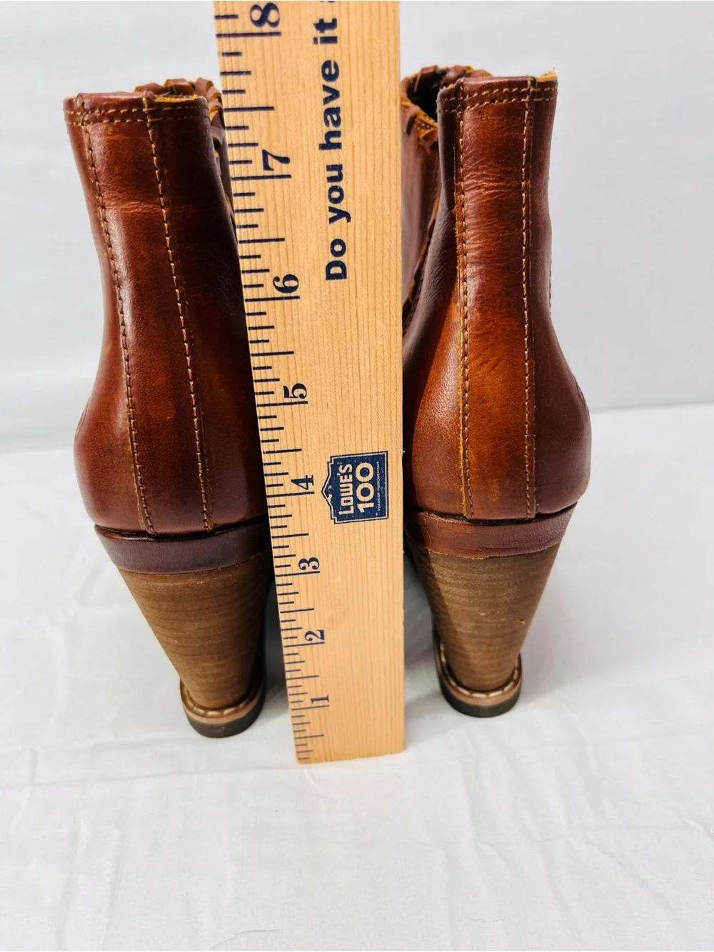 Ariat Belle Wedge Women's Brown Leather Ankle Booties